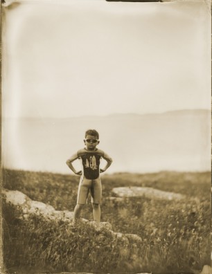 A WET PLATE PORTRAIT OF SCOTLAND : Since falling head over heels in love with the Wet Plate Collodion process I wanted to produce a series of portraits and landscapes of my homeland. It's been a slightly crazy love affair which has seen me exchange my wee car for a great big ex Glasgow City Council works van. I've fitted out the van with bunkbeds and a darkroom and am now travelling the country, as and when I can, to make these images onto large sheets of black aluminium. 

Pictured is Brodie, Eriskay, Scotland
© David Gillanders 2010

(Photo by David Gillanders)
www.davidgillanders.com